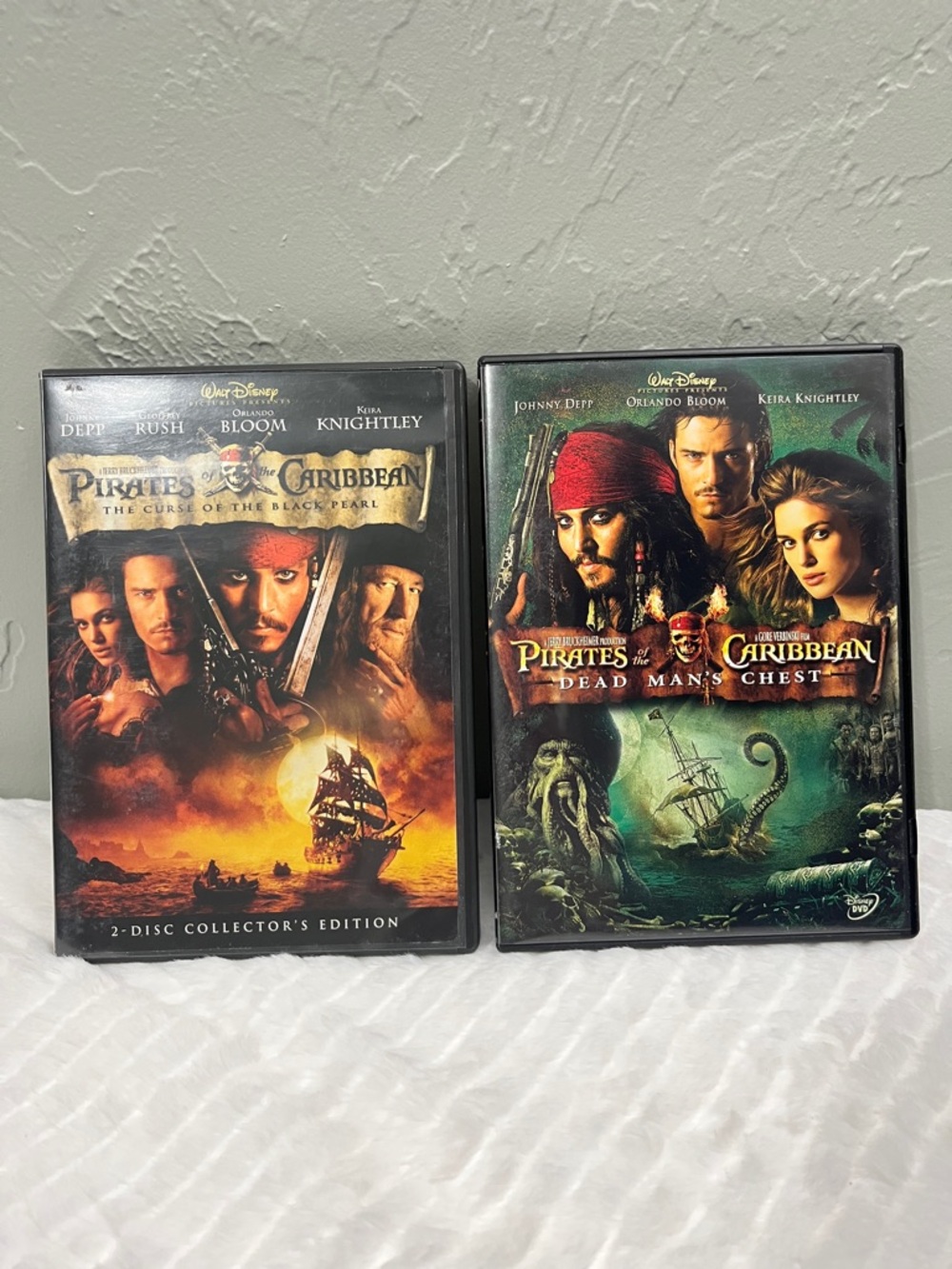 Pirates of the Caribbean‎ DVD Dead Man’s Chest The Curse of the Black Pearl Dvds